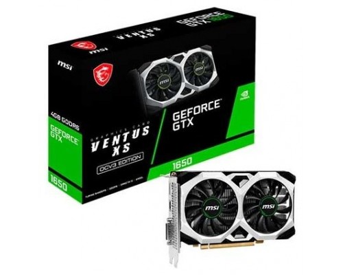 MSI VENTUS GeForce GTX 1650 D6 XS OCV3 NVIDIA GeForce GTX 1660 4 GB GDDR6 (Espera 4 dias)