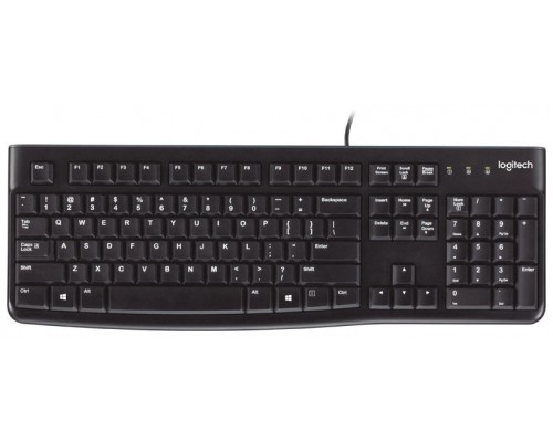 Logitech Keyboard K120 - Teclado - USB - Negro - OEM