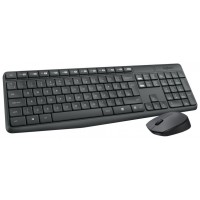 COMBO TECLADO RATON LOGITECH MK235 RF INALAMBRICO GRIS PORTUGUES