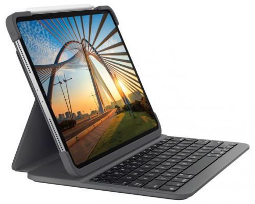 TECLADO BLUETOOTH FUNDA LOGITECH SLIM FOLIO PARA IPAD