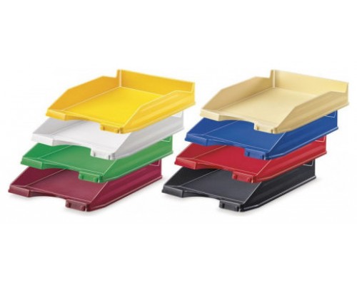 BANDEJA APILABLE DE PLASTICO 350X250X65 MM. COLOR VERDE FAIBO 93-04 (MIN10) (Espera 4 dias)