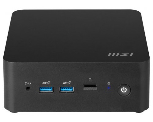 MSI CUBI NUC 1MG-237BEU PC/estación de trabajo barebone 0.84L sized PC Negro 150U Intel® SoC (Espera 4 dias)