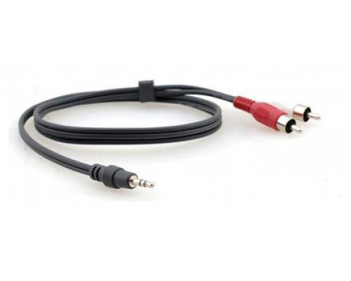 Kramer Electronics C-A35M/2RAM-50 cable de audio 15,2 m 3,5mm 2 x RCA Negro (Espera 4 dias)