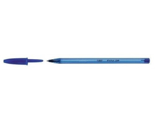 BOLIGRAFO CRISTAL SOFT TRAZO 0,5 MM. COLOR AZUL BIC 951434 (MIN50) (Espera 4 dias)