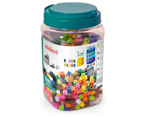 CUBOS 1 CM 1000 PCS MINILAND 95211 (Espera 4 dias)