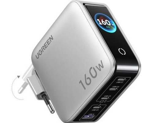 UGREEN 100W QUAD-PORT GAN FAST CHARGER KIT + USB-C*3 / USB-A*1 + EUROPEAN STANDARD (Espera 4 dias)-SX26 UGREEN 100W QUAD-PORT GAN FAST CHARGER KIT + USB-C*3 / USB-A*1 + EUROPEAN STANDARD (Espera 4 dias)