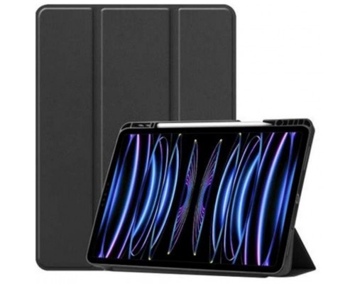 FUNDA TABLET IPAD PRO 12.9"" 2022/21 SMART TRI-FOLD NEGRO JUST IN CASE (Espera 4 dias)