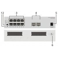 HUAWEI S210-8LP2J (8*10/100/1000BASE-T PORTS (32W POE+), 2*2.5GE SFP PORTS, WITH 1*AC POWER ADAPTER, FANLESS)" (Espera 4 dias)