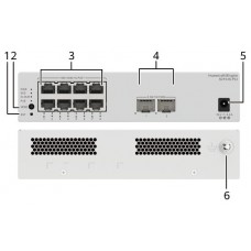 HUAWEI S210-8LP2J (8*10/100/1000BASE-T PORTS (32W POE+), 2*2.5GE SFP PORTS, WITH 1*AC POWER ADAPTER, FANLESS)" (Espera 4 dias)-SX26 HUAWEI S210-8LP2J (8*10/100/1000BASE-T PORTS (32W POE+), 2*2.5GE SFP PORTS, WITH 1*AC POWER ADAPTER, FANLESS)" (Espera 4 dias)