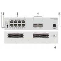 HUAWEI S210-8P2J (8*10/100/1000BASE-T PORTS (128W POE+), 2*2.5GE SFP PORTS, WITH 1*220 V AC POWER ADAPTER, FANLESS) (Espera 4 dias)-21SX HUAWEI S210-8P2J (8*10/100/1000BASE-T PORTS (128W POE+), 2*2.5GE SFP PORTS, WITH 1*220 V AC POWER ADAPTER, FANLESS) (Espera 4 dias)