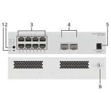 HUAWEI S210-8P2J (8*10/100/1000BASE-T PORTS (128W POE+), 2*2.5GE SFP PORTS, WITH 1*220 V AC POWER ADAPTER, FANLESS) (Espera 4 dias)-SX21 HUAWEI S210-8P2J (8*10/100/1000BASE-T PORTS (128W POE+), 2*2.5GE SFP PORTS, WITH 1*220 V AC POWER ADAPTER, FANLESS) (Espera 4 dias)