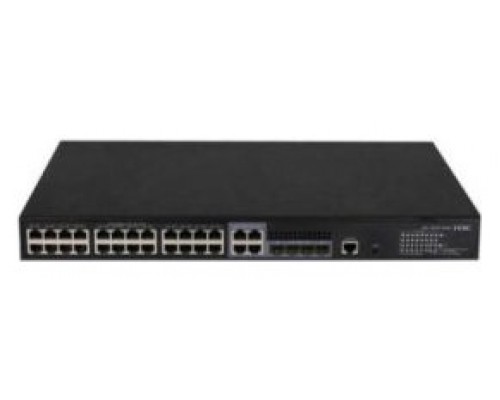 H3C S5130S-28S-HPWR-EI-AC L2 ETHERNET SWITCH WITH 24*10/100/1000BASE-T POE+ PORTS (AC 370W), 4*100/1000BASE-X SFP COMBO PORTS, AND 4*1G/10G BASE-X SF (Espera 4 dias)