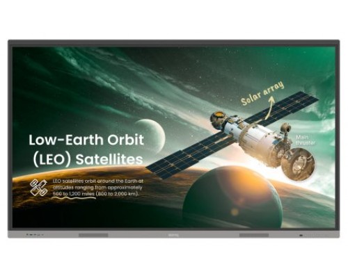 BenQ RE6503A pizarra y accesorios interactivos 165,1 cm (65") 3840 x 2160 Pixeles Pantalla táctil Negro (Espera 4 dias)