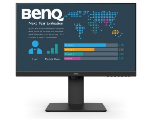 BenQ BL2486TC pantalla para PC 60,5 cm (23.8") 1920 x 1080 Pixeles Full HD Negro (Espera 4 dias)