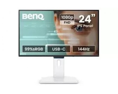 MONITOR BENQ GW2490TC (9H.LNMLA.TBE) 23.8&rdquo; 1080P FHD 144HZ IPS EYE-CARE, USB-C, ALTURA REGULABLE, CERTIFICADO TUV (Espera 4 dias)