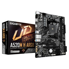PLACA BASE GIGABYTE A520M H ARGB AM4 MICROATX-SX18 PLACA BASE GIGABYTE A520M H ARGB AM4 MICROATX