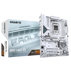 PLACA GIGABYTE B850 EAGLE ICE (BLANCO),AMD,AM5,B850,4DDR5,256GB,1HDMI+1DP,4SATA3+3M.2,2.5GBE,5USB3.2,ATX (Espera 4 dias)