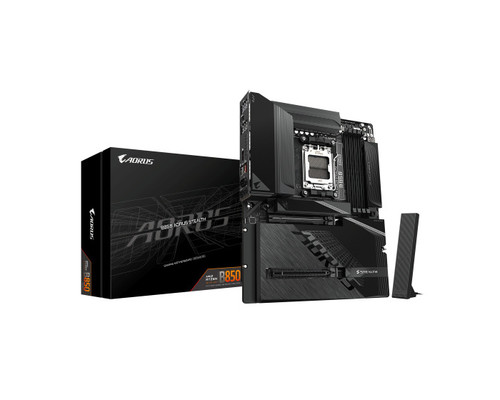 GIGABYTE B850 AORUS STEALTH Placa Base &ndash; CPUs AMD Ryzen Serie 9000, VRM digital de 14+2+2 fases, hasta 8200 MHz DDR5 (O.C.), 2&times; M.2 PCIe 5.0 + 2&times; M.2 PCIe 4.0, Wi-Fi 7, LAN 5 GbE, USB 3.2 Gen 2 (Espera 4 dias)