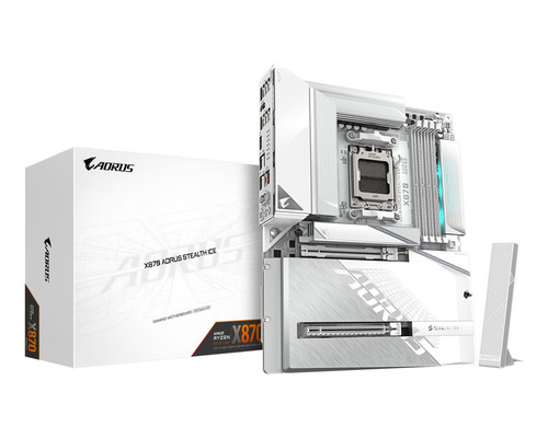 PLACA BASE GIGABYTE X870 A STEALTH ICE DDR5 AM5 ATX WIFI-SX28 PLACA BASE GIGABYTE X870 A STEALTH ICE DDR5 AM5 ATX WIFI