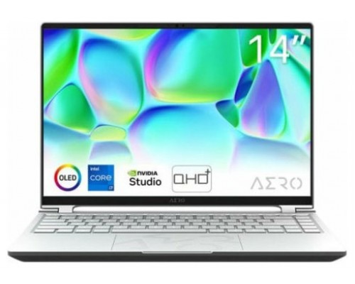 GIGABYTE PORTATIL AERO 14 OLED BMF-H2ESBB3SH,i7-13620H,16GB DDR5,SSD 512GB,14.0" THIN BEZEL 2.8K QHD+,RTX4050/6GB,W11HOME (Espera 4 dias)