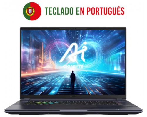 GIGABYTE AORUS 16X ASG-53PTC54SH ordenador portatil Intel® Core™ i7 i7-14650HX Portátil 40,6 cm (16") WQXGA 16 GB DDR5-SDRAM 1 TB SSD NVIDIA GeForce RTX 4070 Wi-Fi 7 (802.11be) Windows 11 Home Portugués Gris (Espera 4 dias)
