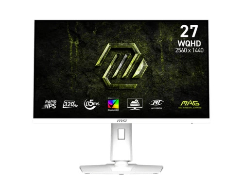 MSI MONITOR MAG 274QRFW X32. 27" RAPID IPS FLAT. 2560X1440. 320HZ. BLANCO (Espera 4 dias)