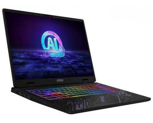 MSI PORTATIL PULSE 16 AI C1VFKG-035XES. 16" 16:10 QHD+(2560 X 1600), 240HZ, 100% DCI-P3, IPS ULTRA 7 PROCESSOR 155H. DDR5 8GB*2. RTX 4060, GDDR6 8GB. 1TB NVME PCIE SSD DRAM. SIN S.O. (Espera 4 dias)
