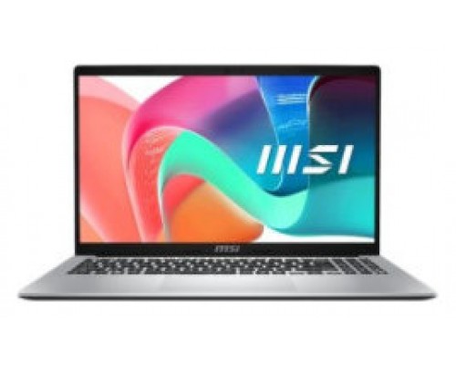 MSI PORTATIL MODERN 15 F1MG-204ES. 15.6" FHD (1920*1080), 60HZ IPS. INTEL CORE 7 PROCESSOR 150U . INTEL GRAPHICS. DDR IV 8GB*2. 512GB NVME SSD. PLATINUM GRIS. W11 HOME (Espera 4 dias)