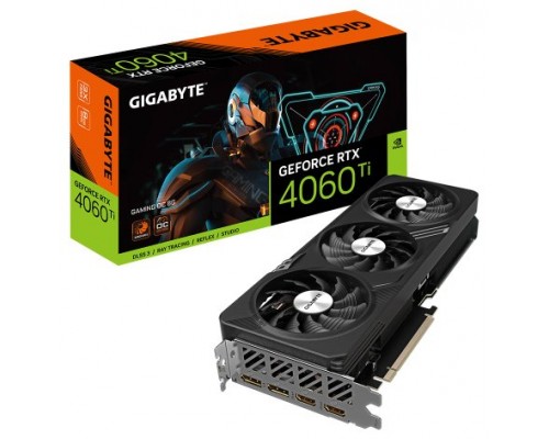 TARJETA GRAFICA GIGABYTE RTX 4060TI 3X GAMING OC 8GB