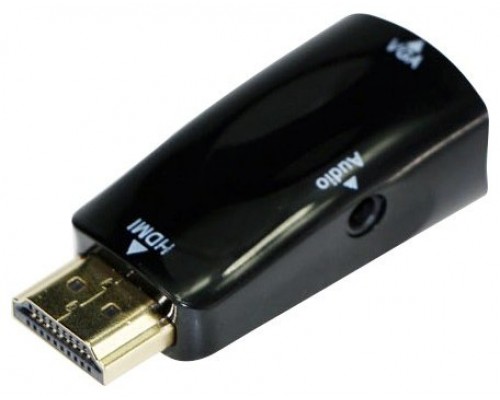 ADAPTADOR GEMBIRD HDMI A VGA HEMBRA CON 3,5MM AUDIO 0,15M