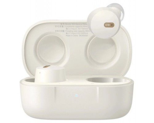 OS BASEUS BOWIE E18 TRUE WIRELESS EARPHONES  STELLAR WHITE (Espera 4 dias)
