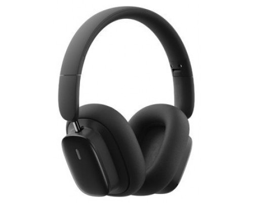 BASEUS BOWIE H1I NOISE-CANCELLATION WIRELESS HEADPHONES CLUSTER BLACK (Espera 4 dias)