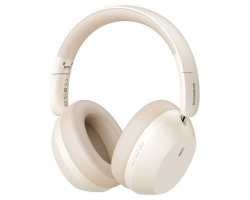 BASEUS BASS 35 MAX WIRELESS HEADPHONES STELLAR WHITE (Espera 4 dias)