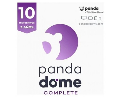 SOFTWARE ANTIVIRUS PANDA  DOME COMPLETE 10 LICENCIAS 3