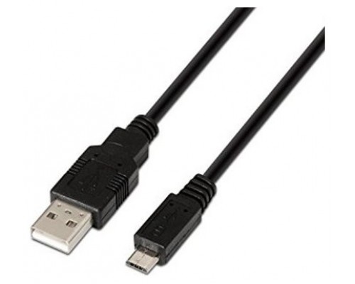 AISENS - CABLE USB 2.0, TIPO A/M-MINI B/M, NEGRO, 1.8M