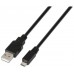 AISENS - CABLE USB 2.0, TIPO A/M-MICRO B/M, NEGRO, 3.0M