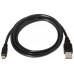 AISENS - CABLE USB 2.0, TIPO A/M-MICRO B/M, NEGRO, 3.0M