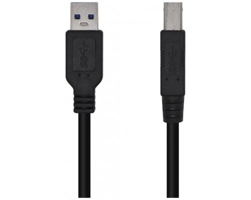 CABLE USB 3.0 IMPRESORA TIPO AM-BM NEGRO 2.0M AISENS