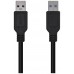 AISENS - CABLE USB 3.0, TIPO A/M-A/M, NEGRO, 1.0M