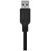 AISENS - CABLE USB 3.0, TIPO A/M-A/M, NEGRO, 1.0M