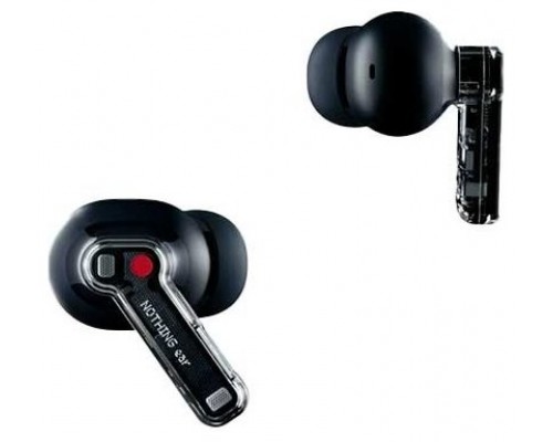 Nothing Ear Auriculares True Wireless Stereo (TWS) Dentro de o&iacute;do Llamadas/M&uacute;sica Bluetooth Negro, Transparente (Espera 4 dias)