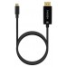 AISENS - CABLE CONVERSOR USB-C A DISPLAYPORT 8K@60HZ, USB-C/M-DP/M, NEGRO, 0.8M