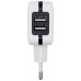 AISENS - CARGADOR USB 17W 5V/3.4A, 2xUSB CON CONTROL AI, BLANCO