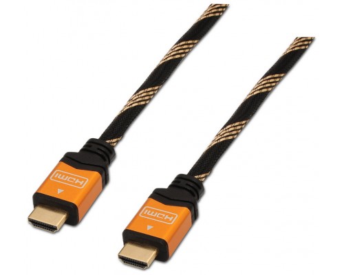 AISENS - CABLE HDMI ALTA VELOCIDAD / HEC, A/M-A/M, ORO, 3.0M