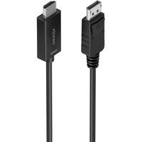 AISENS - CABLE CONVERSOR DISPLAYPORT A HDMI 4K@60HZ, DP/M-HDMI/M, NEGRO, 3.0M