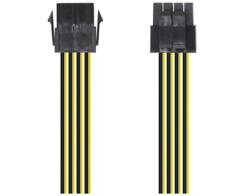 CABLE ALIMENTACION 8PIN H-4+4PIN M 30CM AISENS