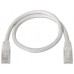 CABLE RED LATIGUILLO RJ45 CAT.5E UTP AWG24 BLANCO 0.5M