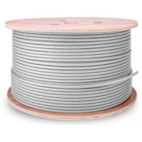 AISENS - CABLE DE RED RJ45 CAT.6 UTP RIGIDO AWG23 CCA (ALEACION), GRIS, 500M