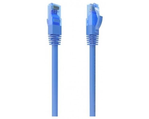 AISENS - CABLE DE RED LATIGUILLO RJ45 CAT.6 UTP AWG26 CCA, AZUL, 25CM