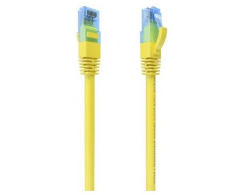 AISENS - CABLE DE RED LATIGUILLO RJ45 CAT.6 UTP AWG26 CCA, AMARILLO, 5.0M